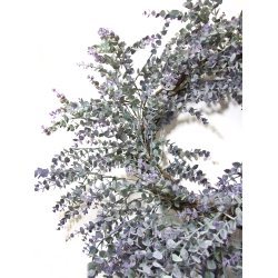 Wianek Ozdobny Eukaliptus 80cm Fiolet